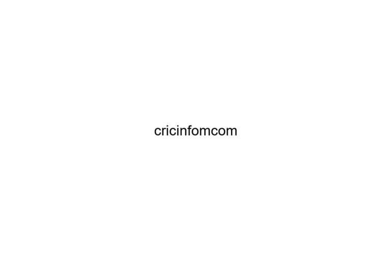 cricinfomcom