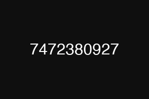 7472380927