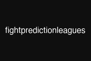 fightpredictionleagues